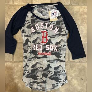 Boston Red Sox Women's Camouflage Jersey Top